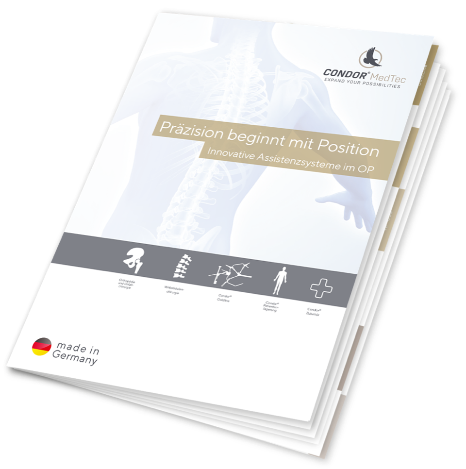 Cover Condor MedTec Broschüre Orthopädie und Unfallchirurgie