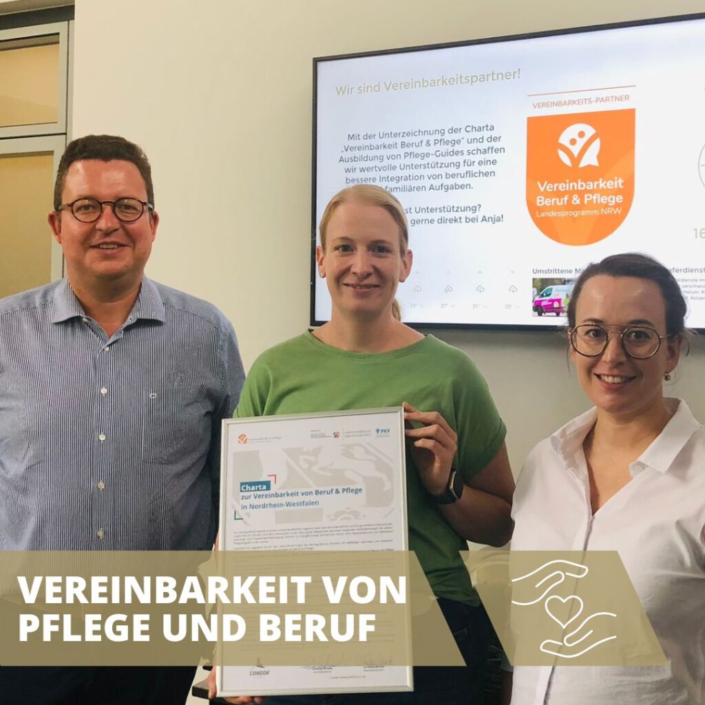 Unterzeichnung Charta Vereinbarkeitspartner
